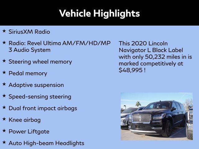 2020 Lincoln Navigator L Black Label