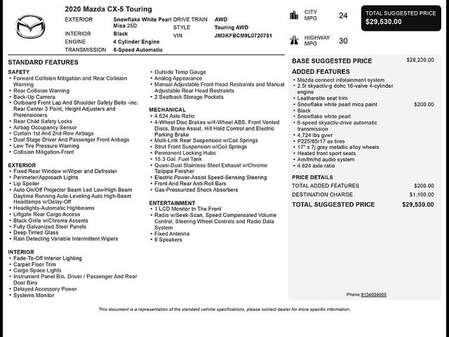 2020 Mazda CX-5 Touring