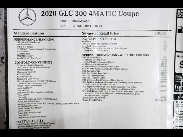 2020 Mercedes-Benz GLC 300