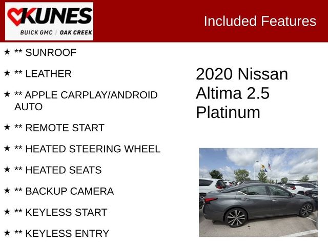 2020 Nissan Altima 2.5 Platinum
