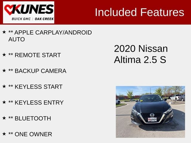 2020 Nissan Altima 2.5 S