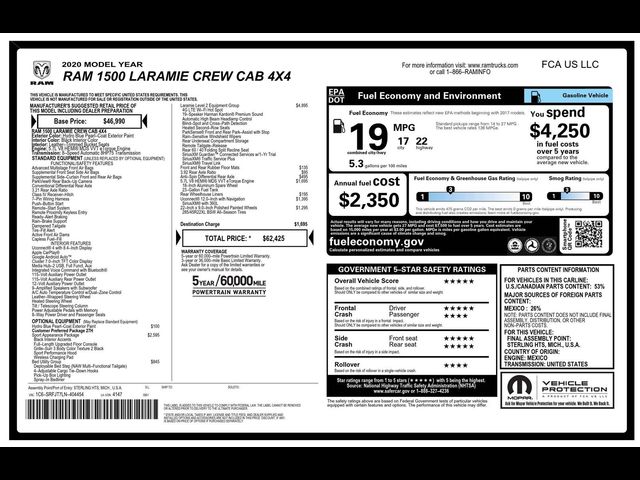 2020 Ram 1500 Laramie