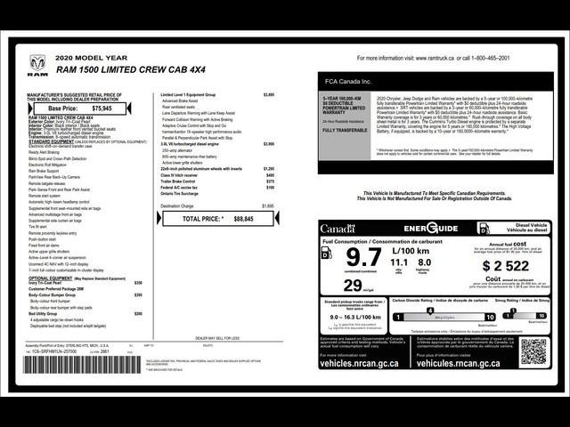 2020 Ram 1500 Limited