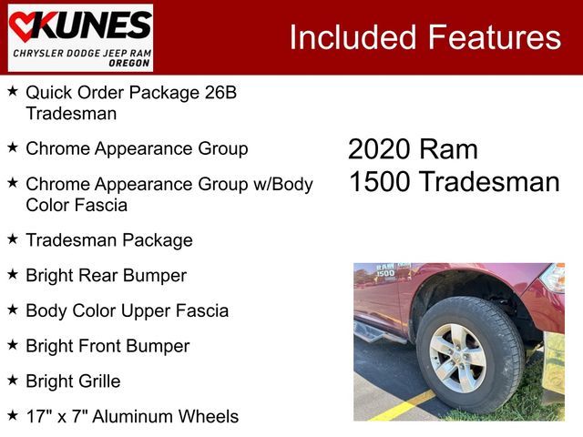 2020 Ram 1500 Classic Tradesman