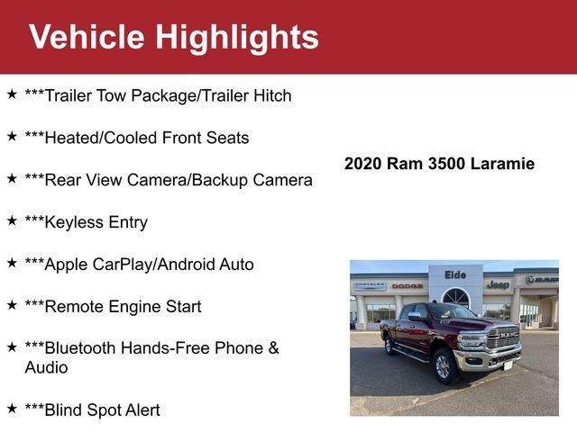 2020 Ram 3500 Laramie