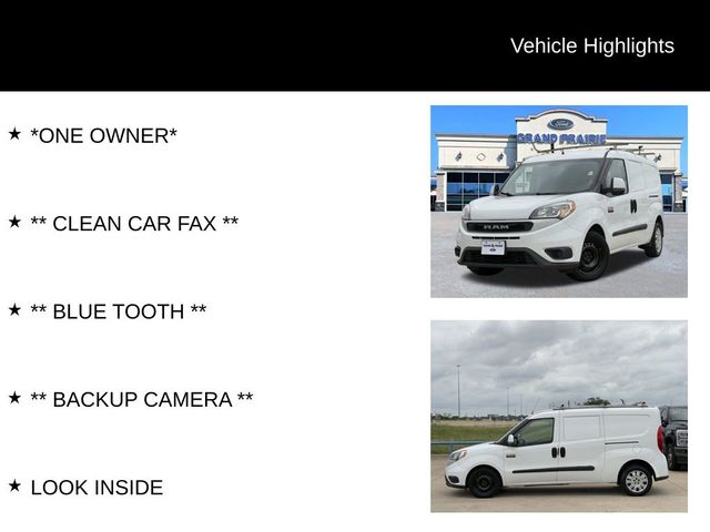 2020 Ram ProMaster Tradesman SLT