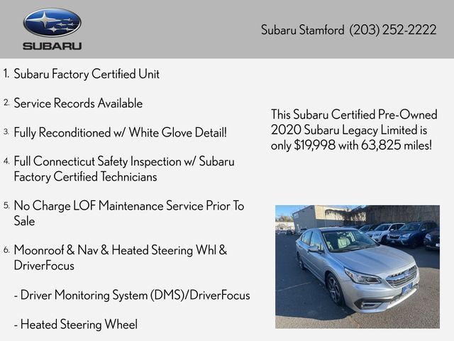 2020 Subaru Legacy Limited