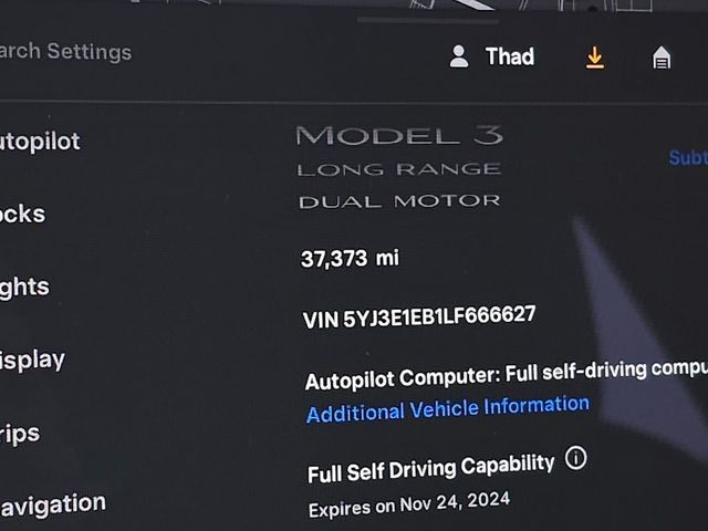 2020 Tesla Model 3 Long Range