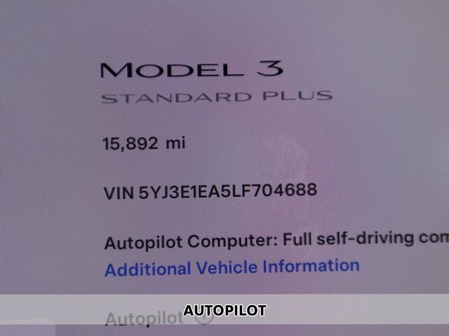 2020 Tesla Model 3 Standard Range Plus