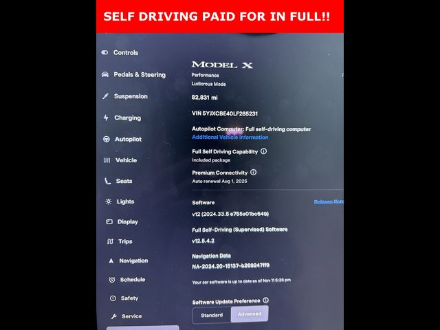 2020 Tesla Model X Performance