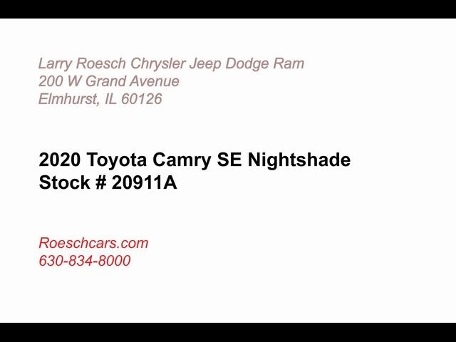 2020 Toyota Camry SE Nightshade