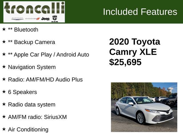 2020 Toyota Camry XLE