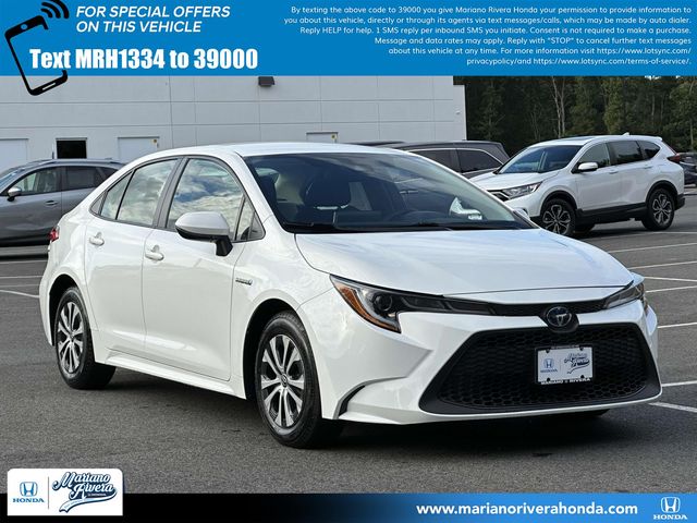 2020 Toyota Corolla Hybrid LE