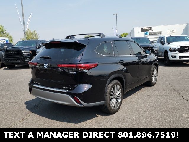 2020 Toyota Highlander Hybrid Platinum