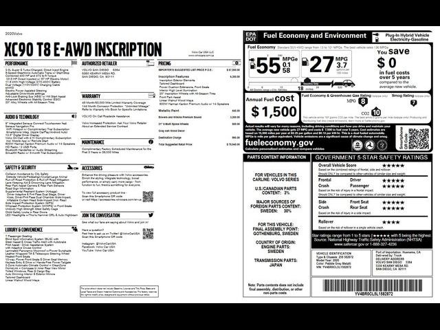 2020 Volvo XC90 Inscription
