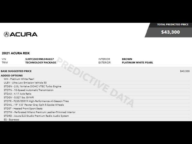 2021 Acura RDX Technology