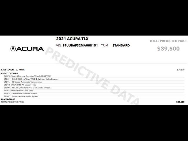 2021 Acura TLX Base