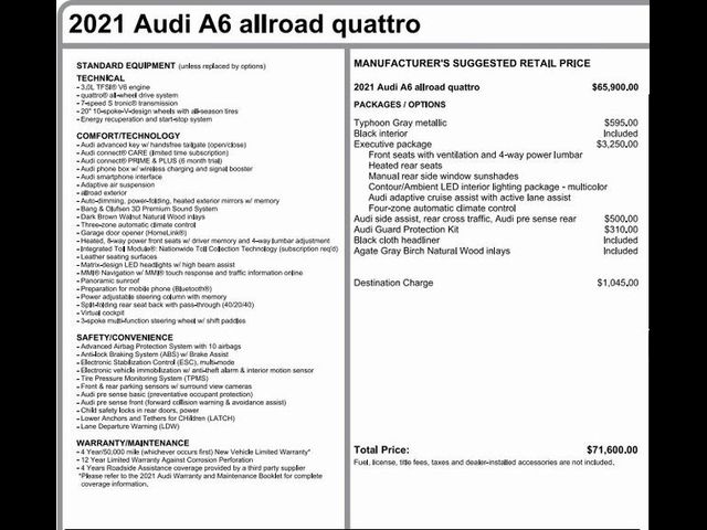 2021 Audi A6 Allroad Premium Plus