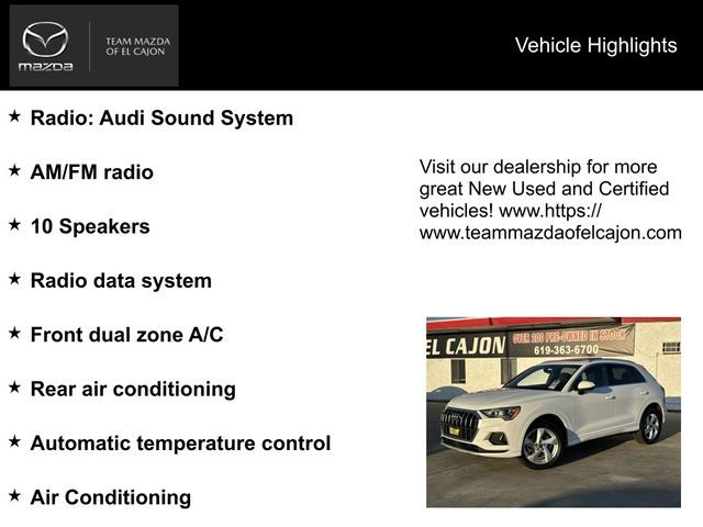 2021 Audi Q3 Premium