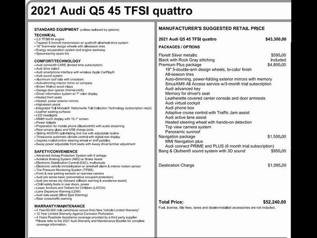 2021 Audi Q5 Premium Plus