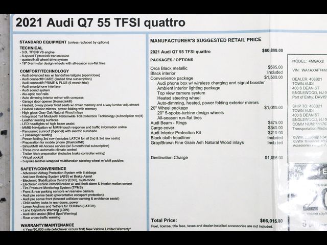 2021 Audi Q7 Premium