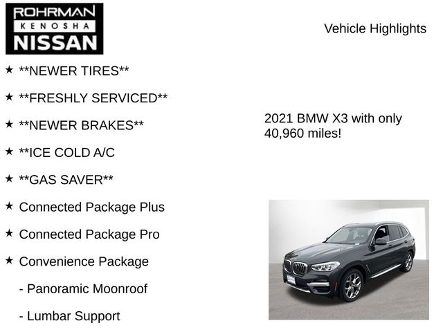 2021 BMW X3 xDrive30i