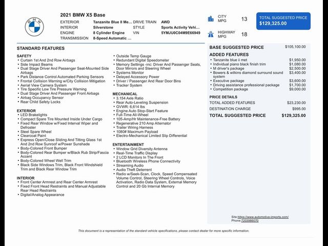 2021 BMW X5 M Base