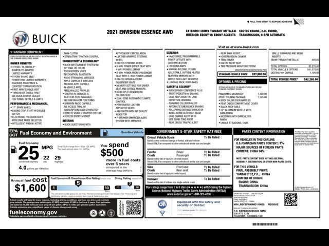 2021 Buick Envision Essence