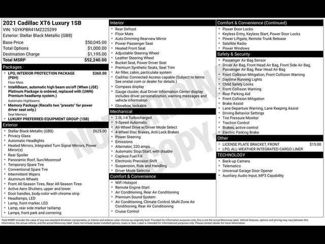 2021 Cadillac XT6 Luxury