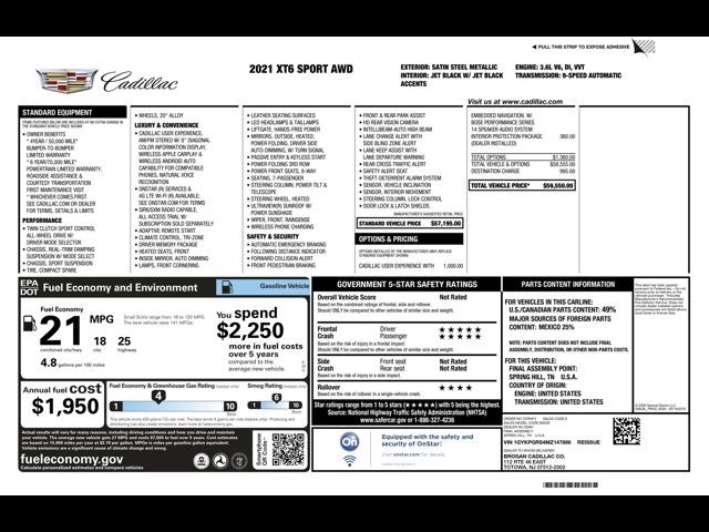 2021 Cadillac XT6 Sport