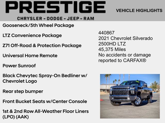 2021 Chevrolet Silverado 2500HD LTZ