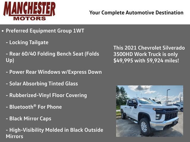 2021 Chevrolet Silverado 3500HD Work Truck