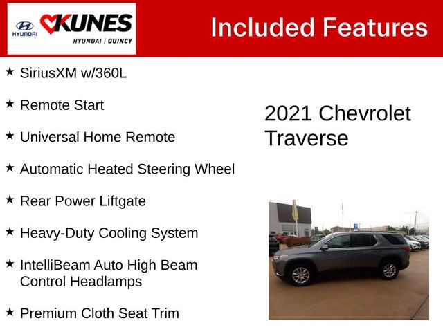 2021 Chevrolet Traverse LT Cloth