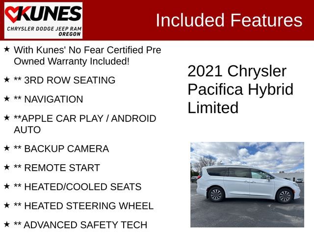 2021 Chrysler Pacifica Hybrid Limited