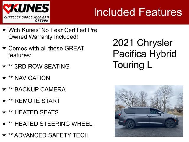 2021 Chrysler Pacifica Hybrid Touring L