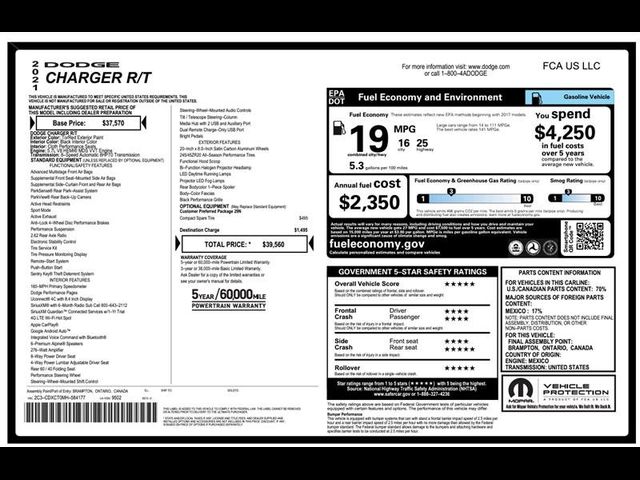 2021 Dodge Charger R/T