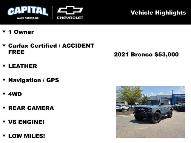 2021 Ford Bronco First Edition