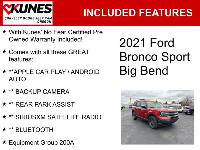 2021 Ford Bronco Sport Big Bend