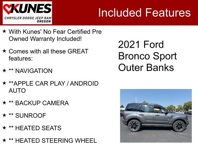 2021 Ford Bronco Sport Outer Banks