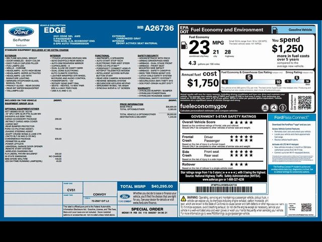 2021 Ford Edge SEL