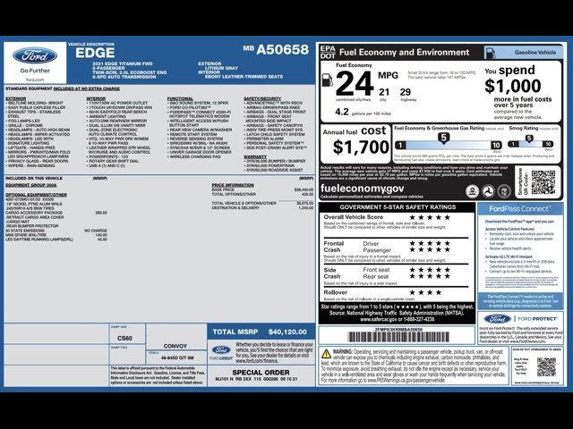 2021 Ford Edge Titanium