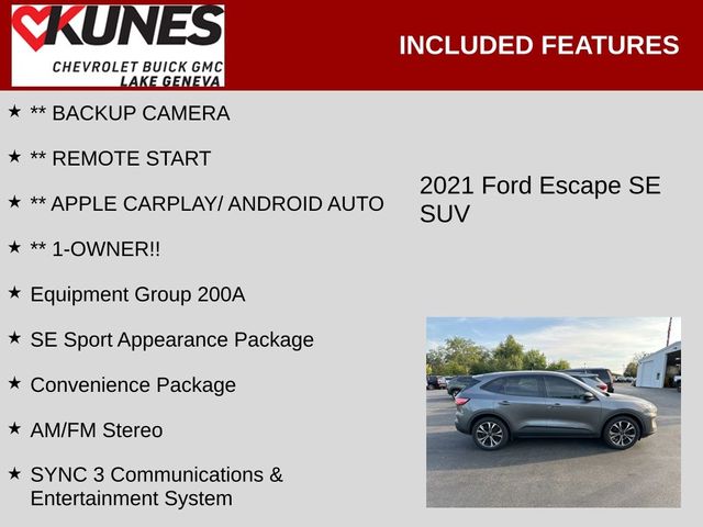 2021 Ford Escape SE