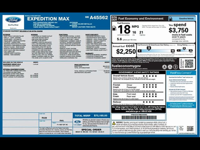 2021 Ford Expedition MAX Limited