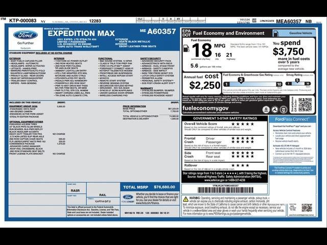 2021 Ford Expedition MAX Limited