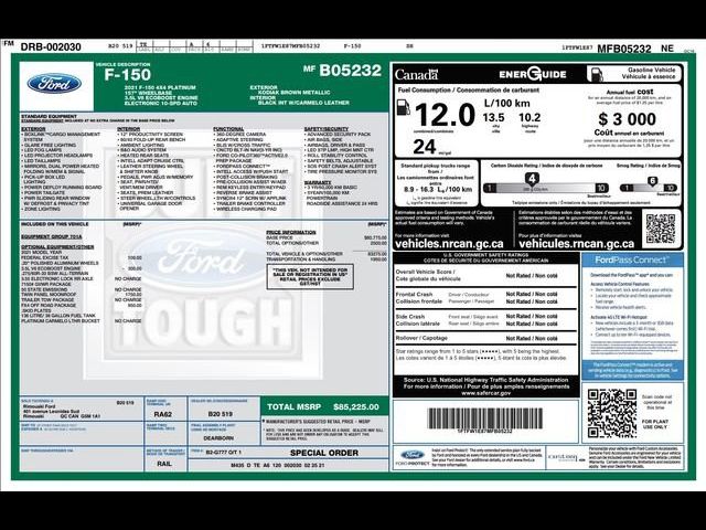 2021 Ford F-150 Platinum