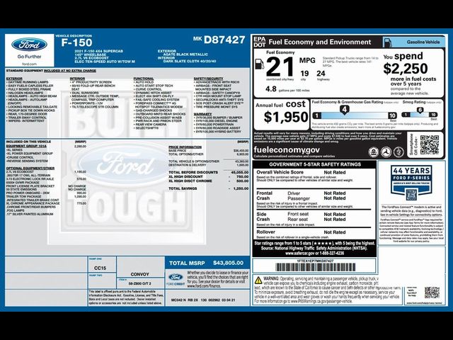 2021 Ford F-150 XL