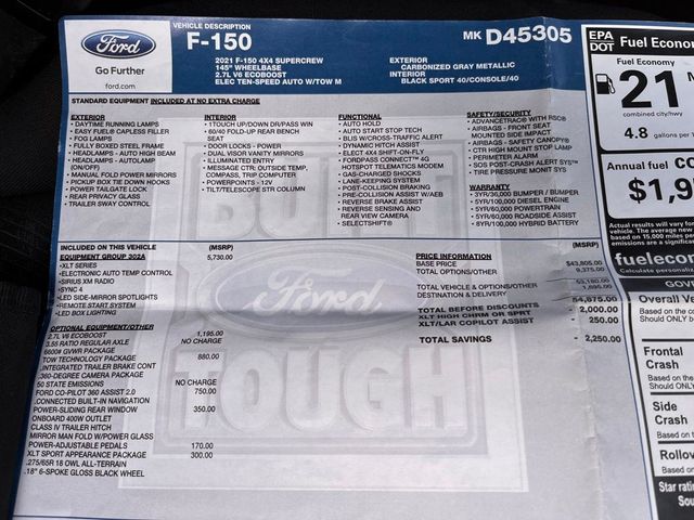 2021 Ford F-150 XLT