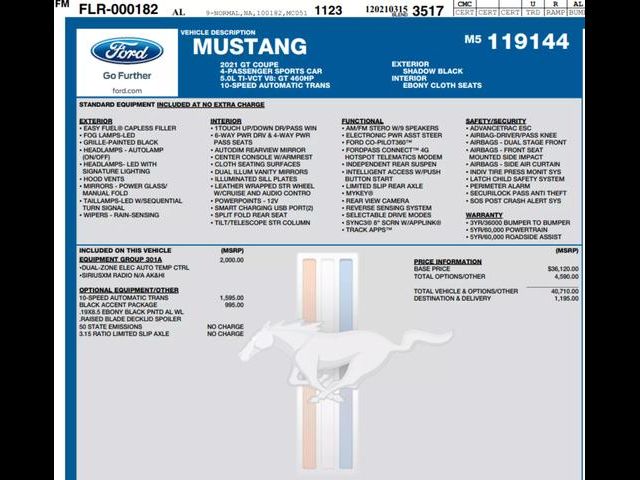 2021 Ford Mustang GT