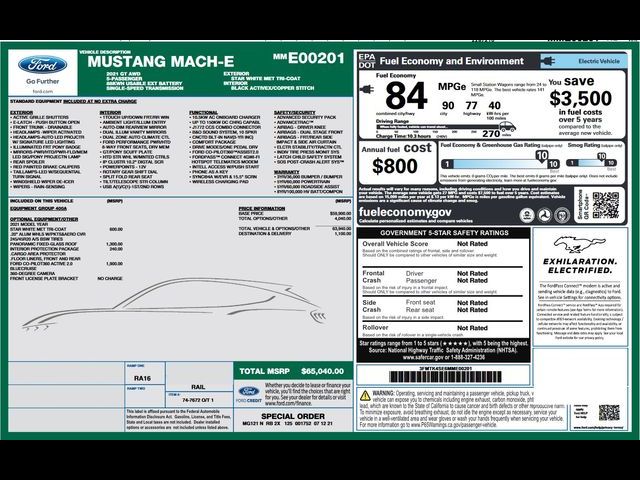 2021 Ford Mustang Mach-E GT