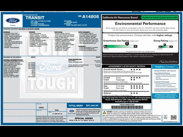 2021 Ford Transit XLT